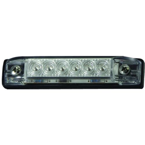 TH Marine Gear 4" - 6 White LEDs Slim Line LED Utility Strip Lights