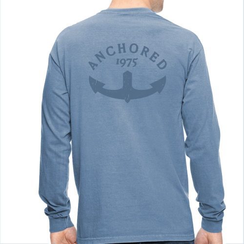 T-H Marine Long Sleeve Shirt Small / Blue Anchored 1975 Long Sleeve Shirt