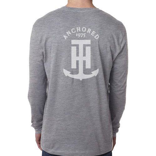 T-H Marine Long Sleeve Shirt Small Gray T-H Anchored Long Sleeve Shirt