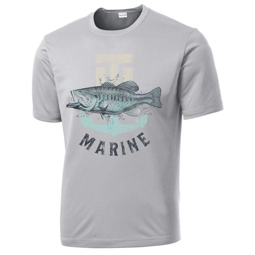 TH Marine Gear Multicolor Bass Short Sleeve Performance T-Shirt