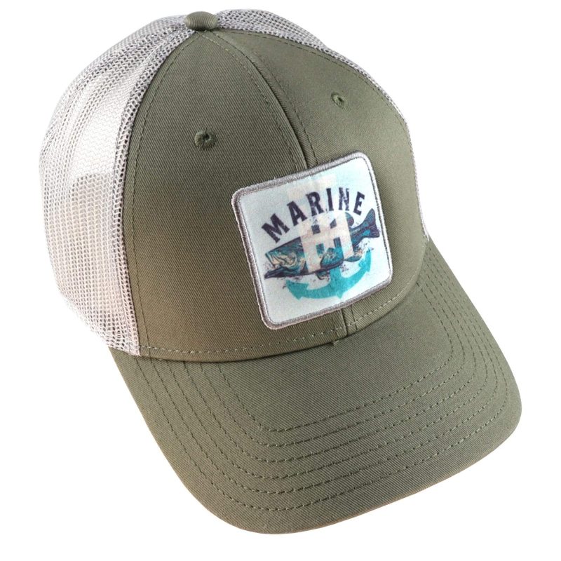 t h marine patch logo snapback hat 13653300183083