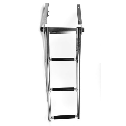 under platform telescoping drop ladder 32946492702763